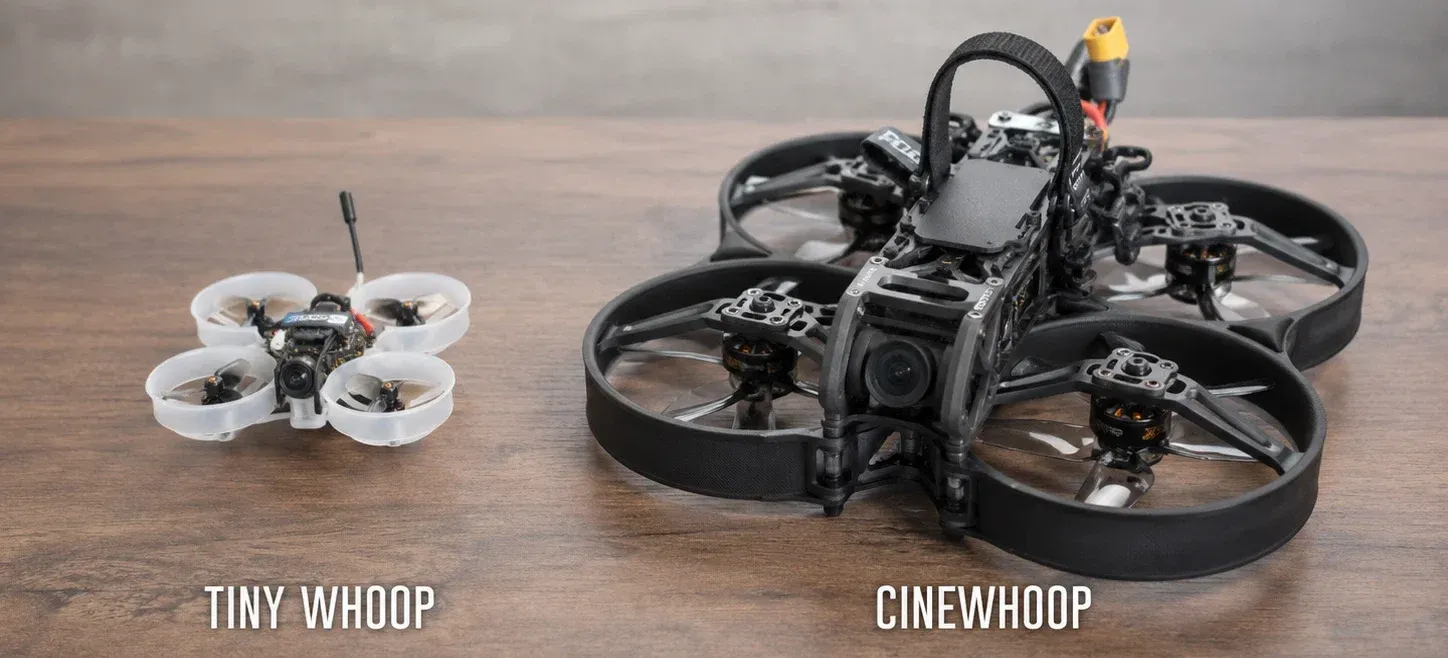 Tinywhoop 与 Cinewhoop 对比