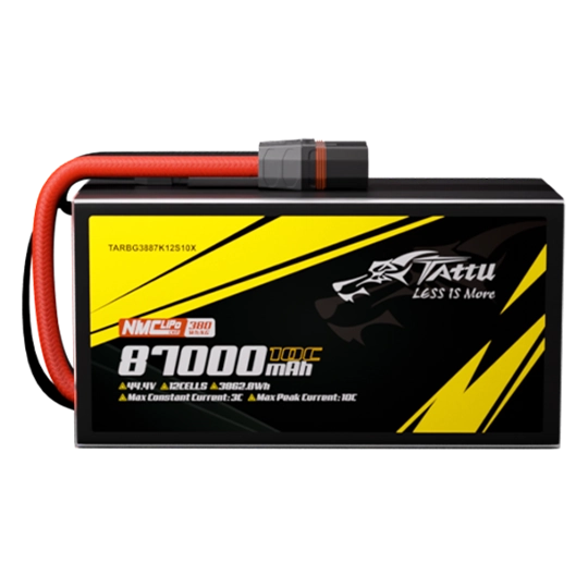 Tattu 380Wh/kg 87000mAh 12S1P 44.4V 10C