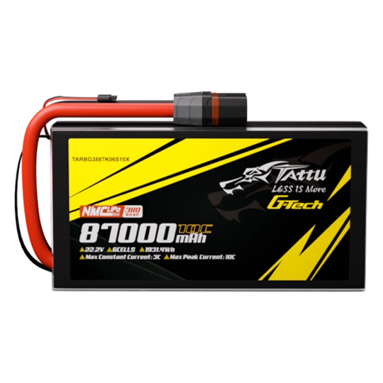Tattu 380Wh/kg 87000mAh 6S1P 22.2V 10C