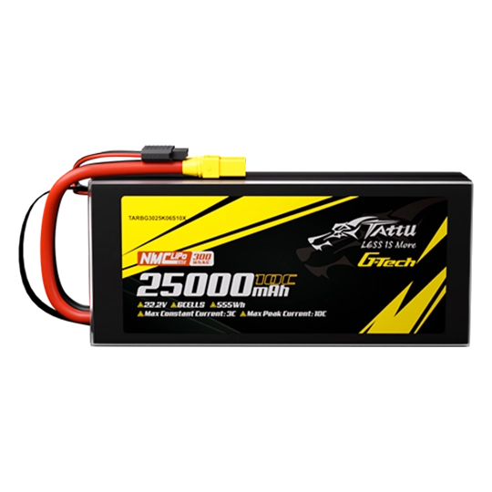 Tattu 300Wh/kg 25000mAh 6S1P 22.2V 10C