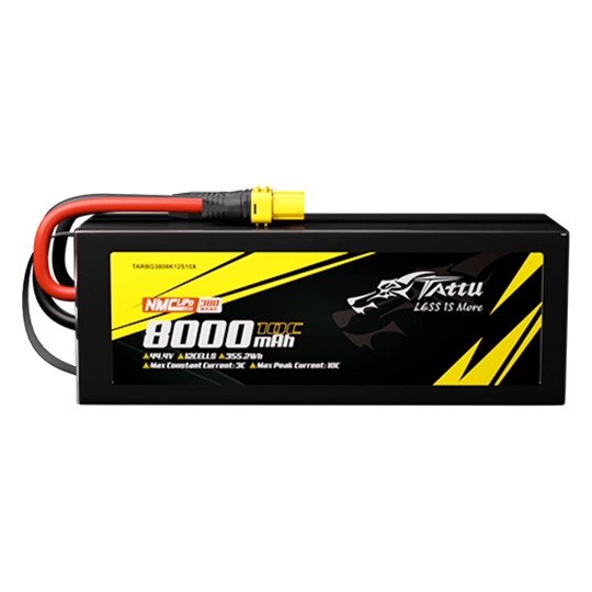 Tattu 380Wh/kg 8000mAh 12S1P 44.4V 10C