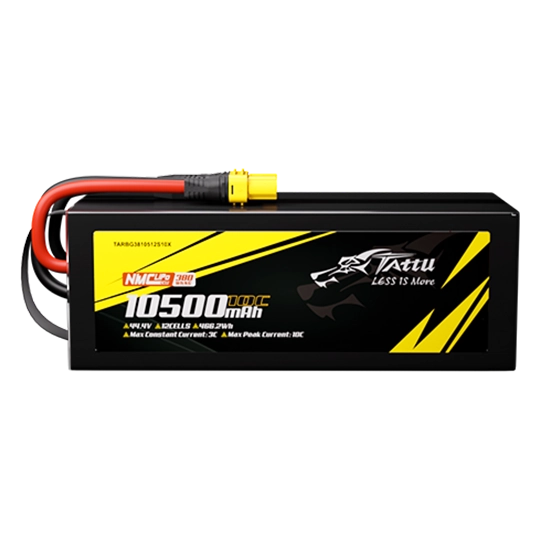 Tattu 380Wh/kg 10500mAh 12S1P 44.4V 10C
