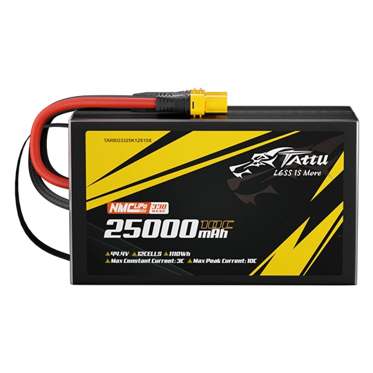 Tattu 330Wh/kg 25000mAh 12S1P 44.4V 10C