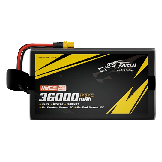 Tattu 400Wh/kg 36000mAh 12S1P 44.4V 10C